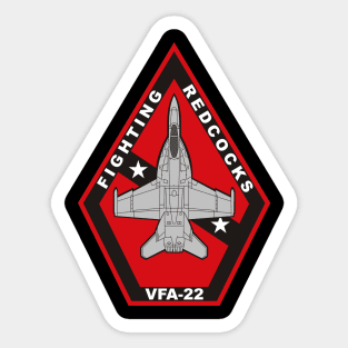 VFA-22 Fighting Redcocks - F/A-18 Sticker